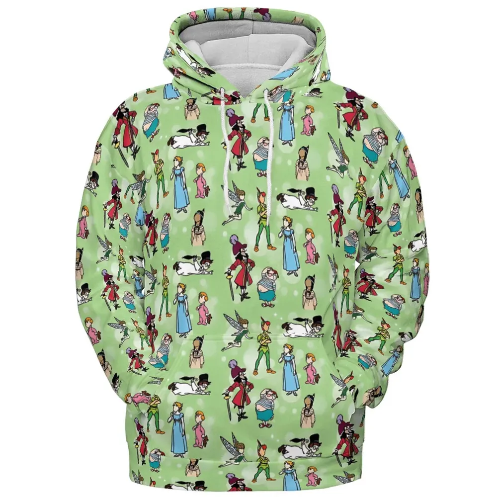Neverland Doodles Peter Pan All-over Print Hoodie - 2
