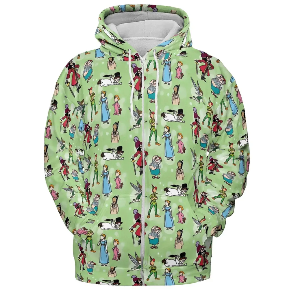 Neverland Doodles Peter Pan All-over Print Hoodie - 3