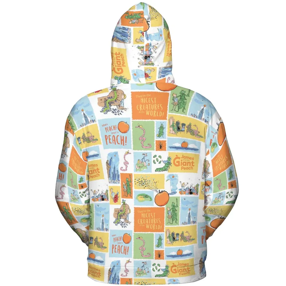 Children's Tales What A Peach James And The Giant Peach All-over Print Hoodie - 4