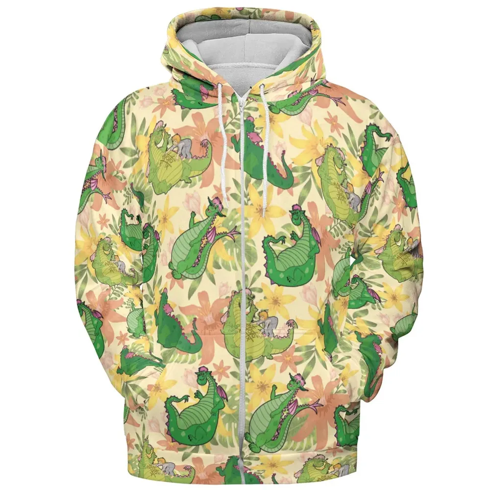 Elliott Dragon Pete's Dragon All-over Print Hoodie - 3