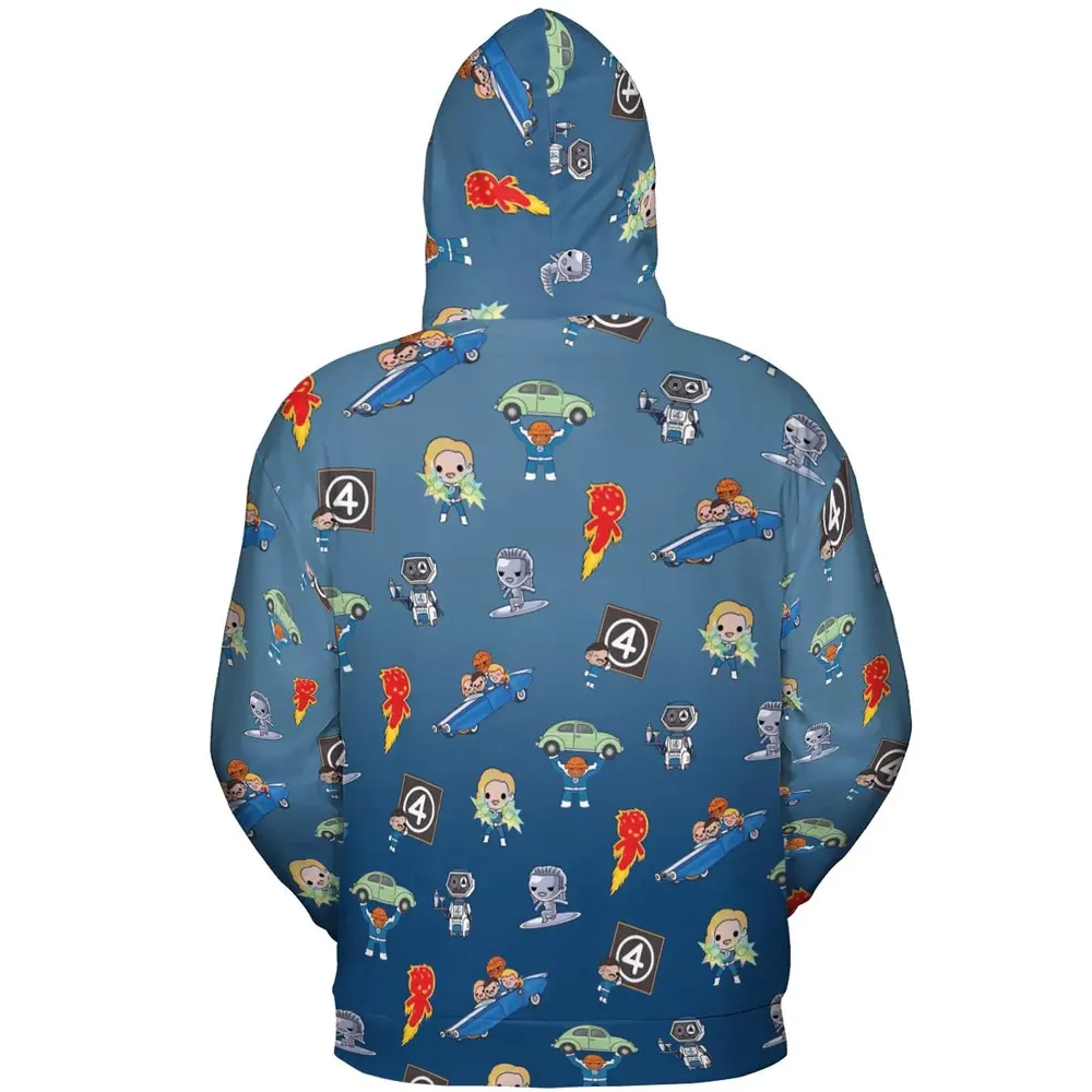 Power Up Fantastic Four All-over Print Hoodie - 4