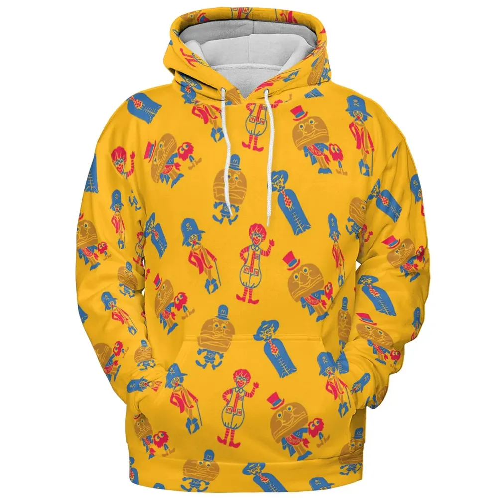 Mcdonaldland Lineup All-over Print Hoodie - 2