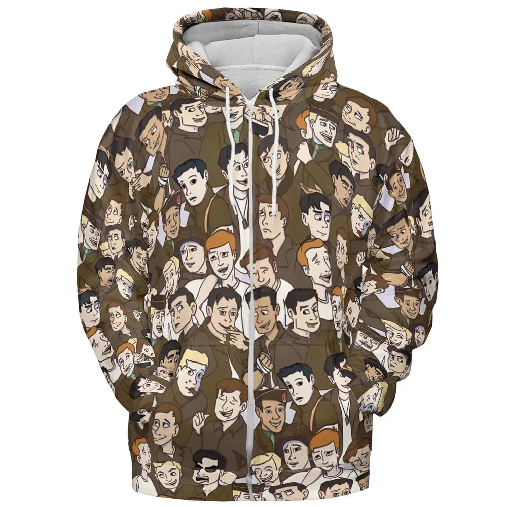 Band Of Brothers All-over Print Hoodie - 3
