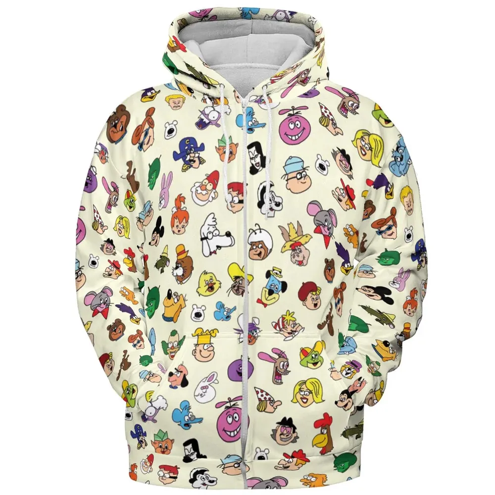 Blast From The Past All-over Print Hoodie - 3