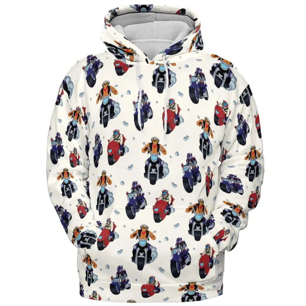 Biker Mice Characters All-over Print Hoodie - 2