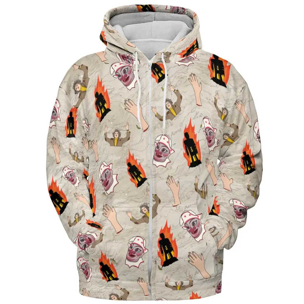 The Wicker Man Pattern All-over Print Hoodie - 3