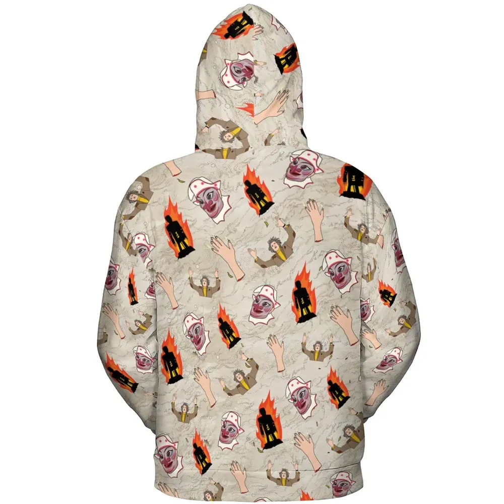 The Wicker Man Pattern All-over Print Hoodie - 4