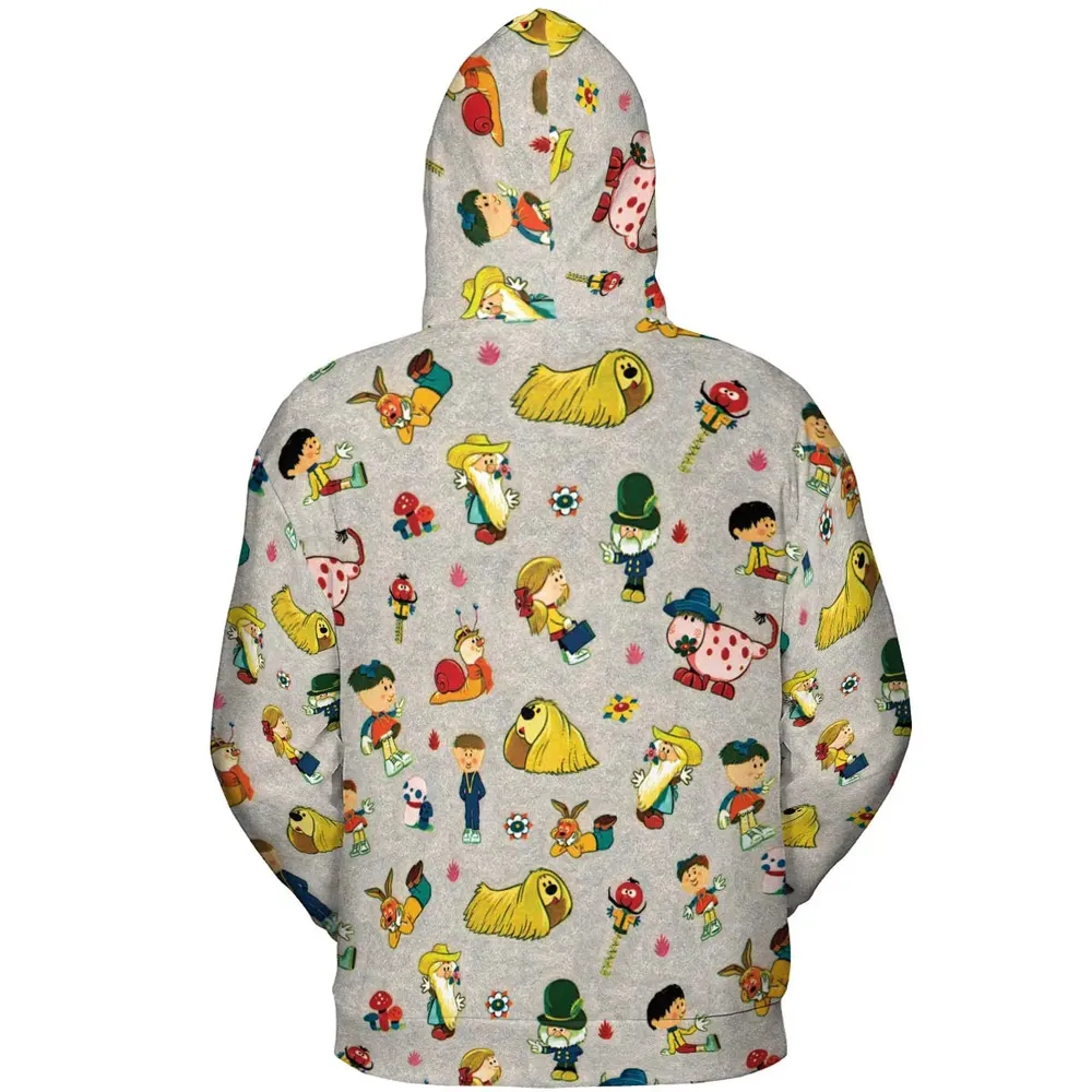 The Magic Roundabout Characters All-over Print Hoodie - 4