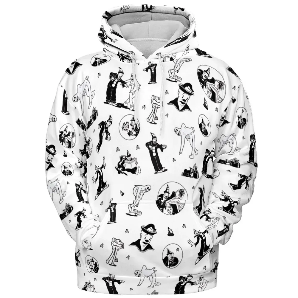 Koko the Clown and the Ghost All-over Print Hoodie - 2