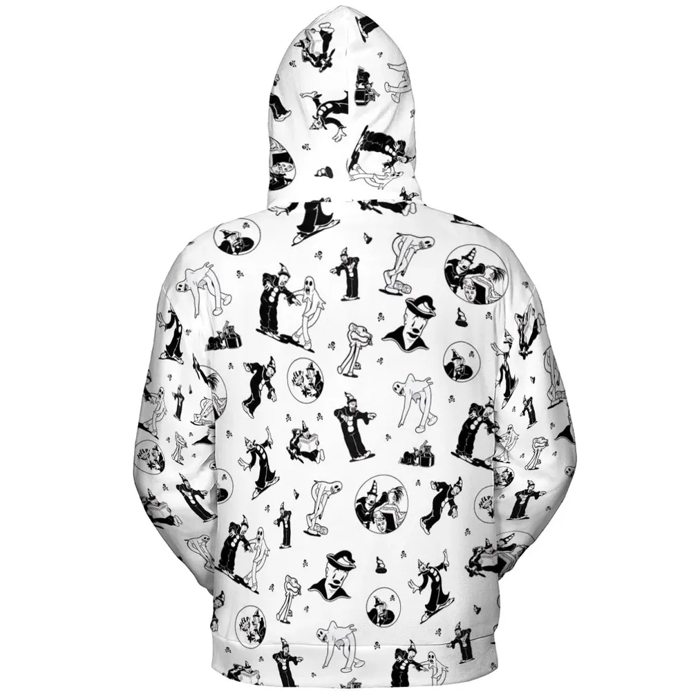 Koko the Clown and the Ghost All-over Print Hoodie - 4