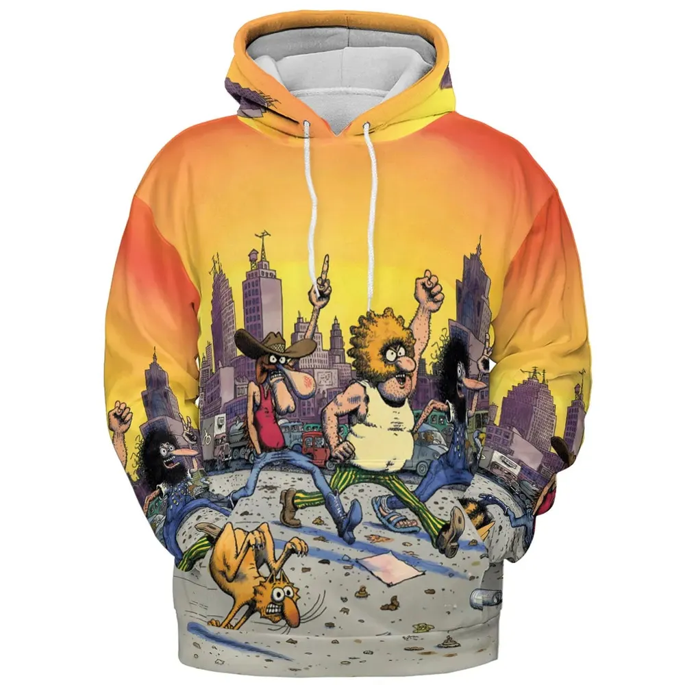 The Fabulous Furry Freak Brothers All-over Print Hoodie - 2