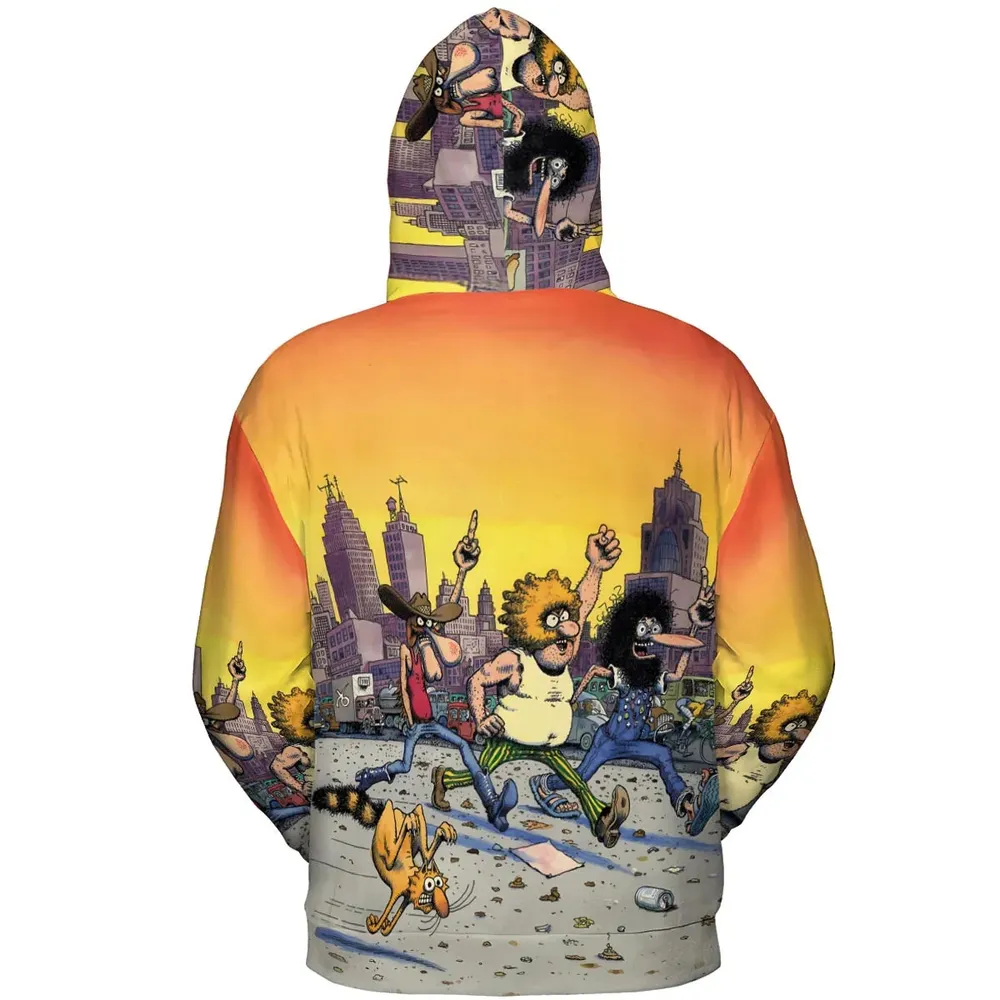 The Fabulous Furry Freak Brothers All-over Print Hoodie - 4
