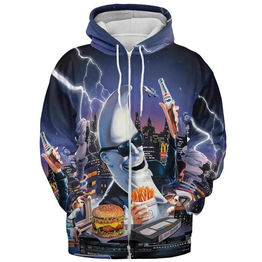 Retro Moon Mac Tonight All-over Print Hoodie - 3