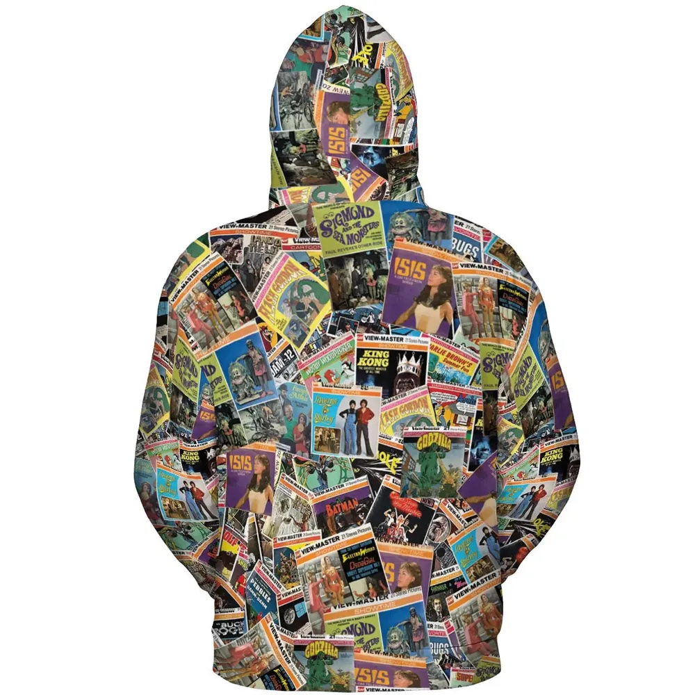 View-Master Collage All-over Print Hoodie - 4