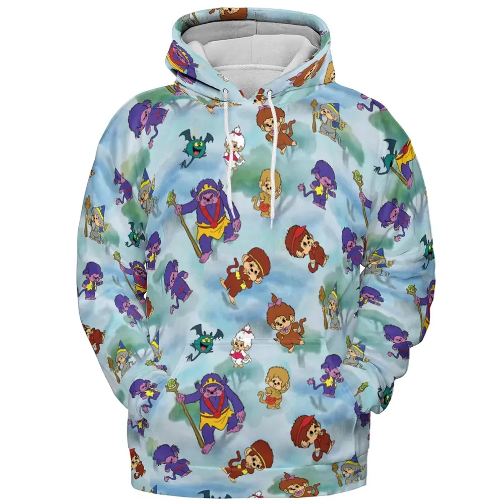 Monchhichis Cartoon Characters All-over Print Hoodie - 2