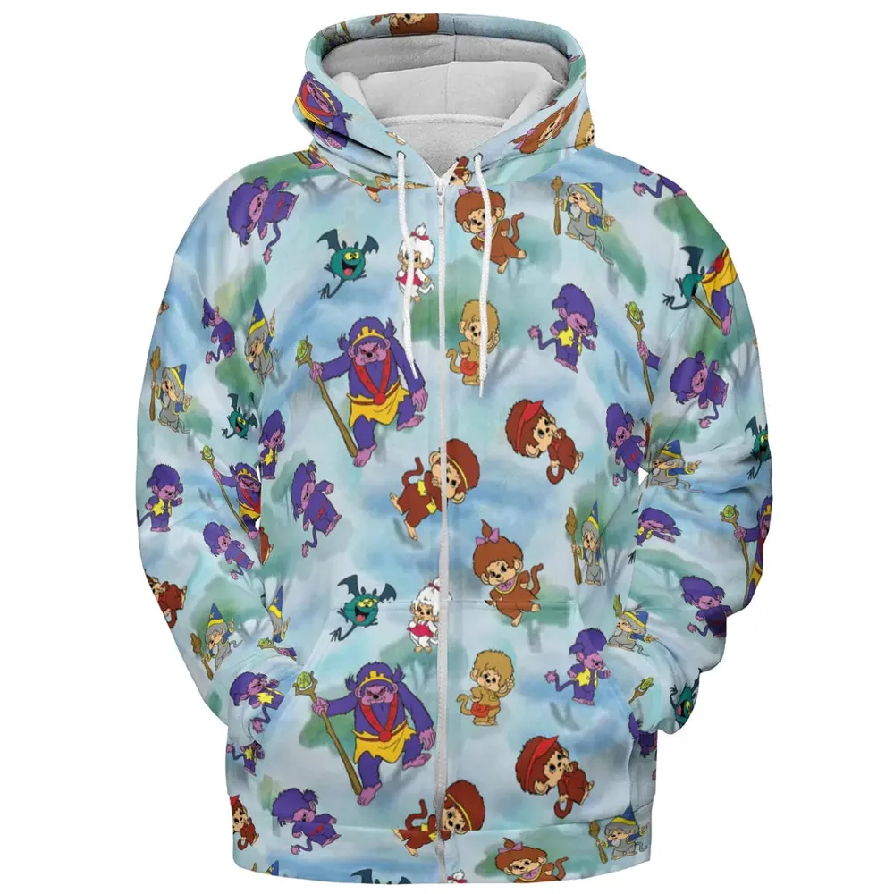 Monchhichis Cartoon Characters All-over Print Hoodie - 3