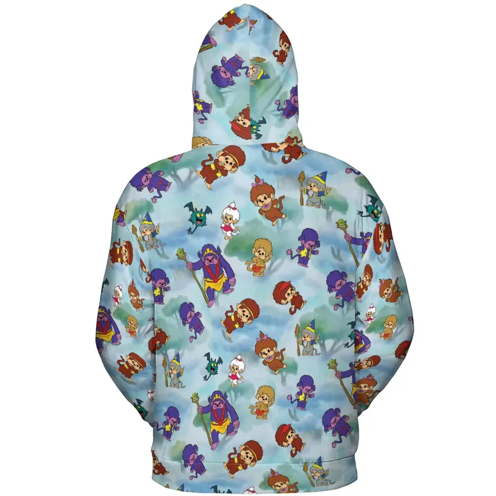 Monchhichis Cartoon Characters All-over Print Hoodie - 4