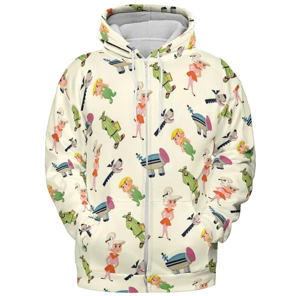 Toon Time The Jetsons All-over Print Hoodie - 3
