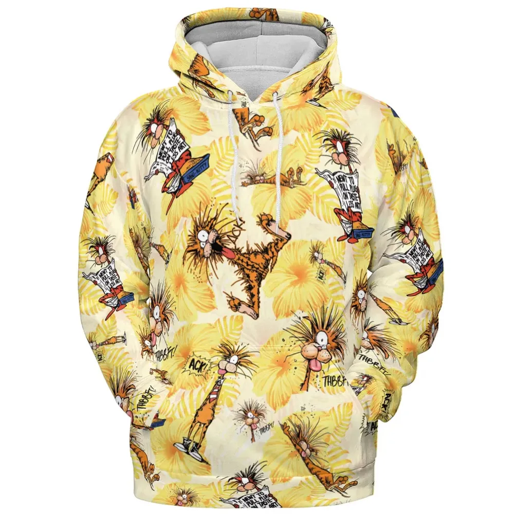 Bill The Cat Bloom County All-over Print Hoodie - 2