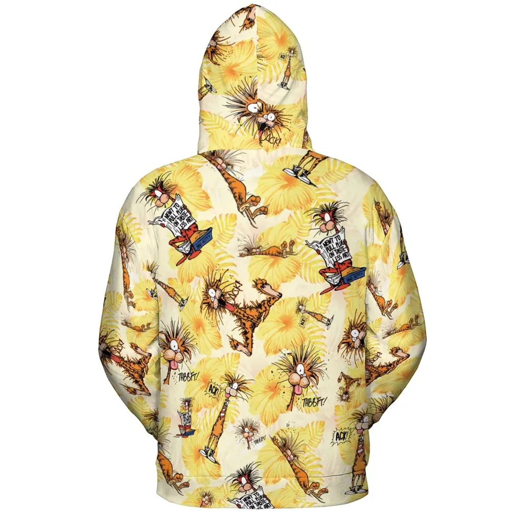 Bill The Cat Bloom County All-over Print Hoodie - 4