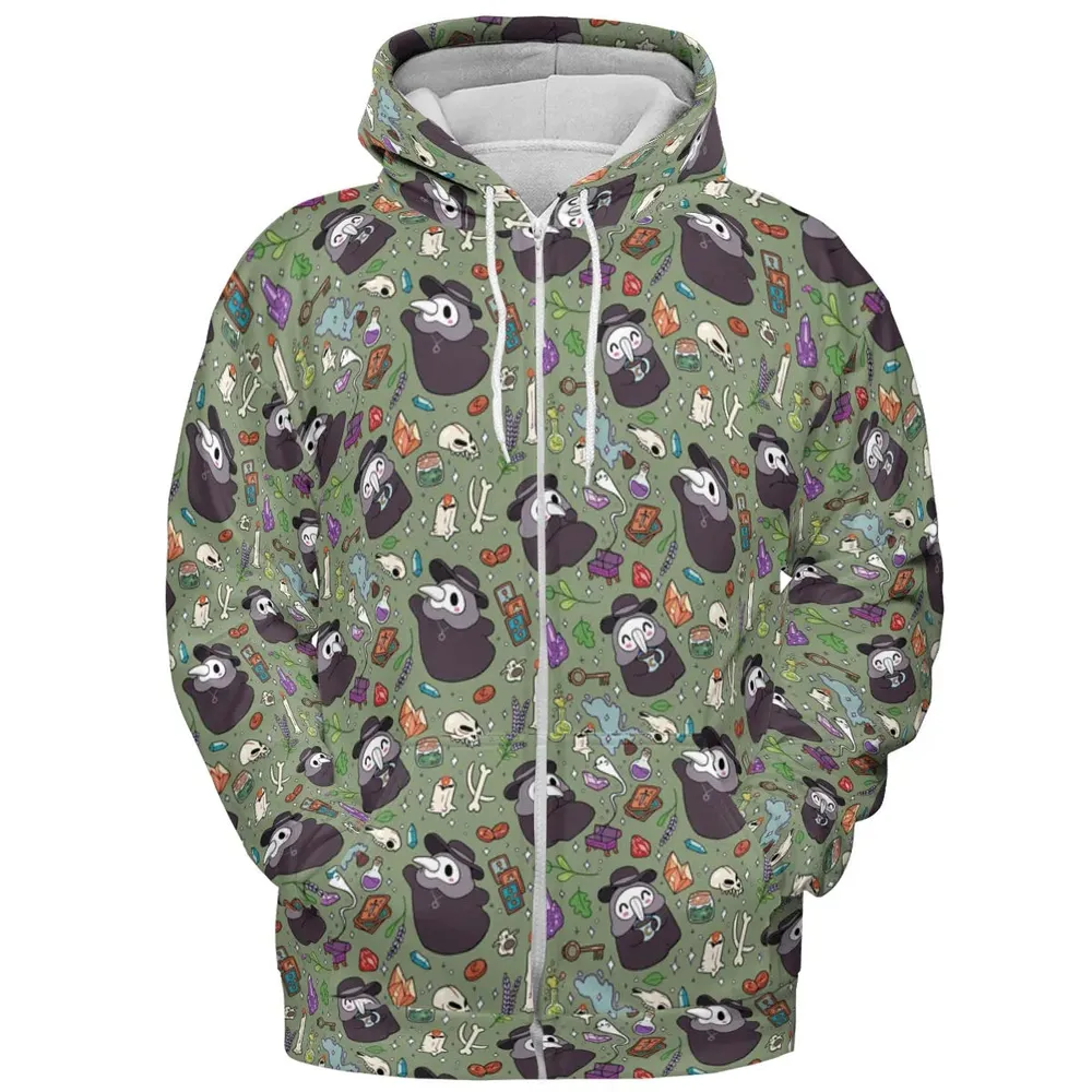 Plague Doctor All-over Print Hoodie - 3