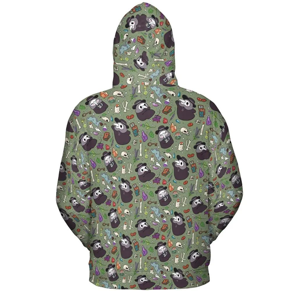 Plague Doctor All-over Print Hoodie - 4