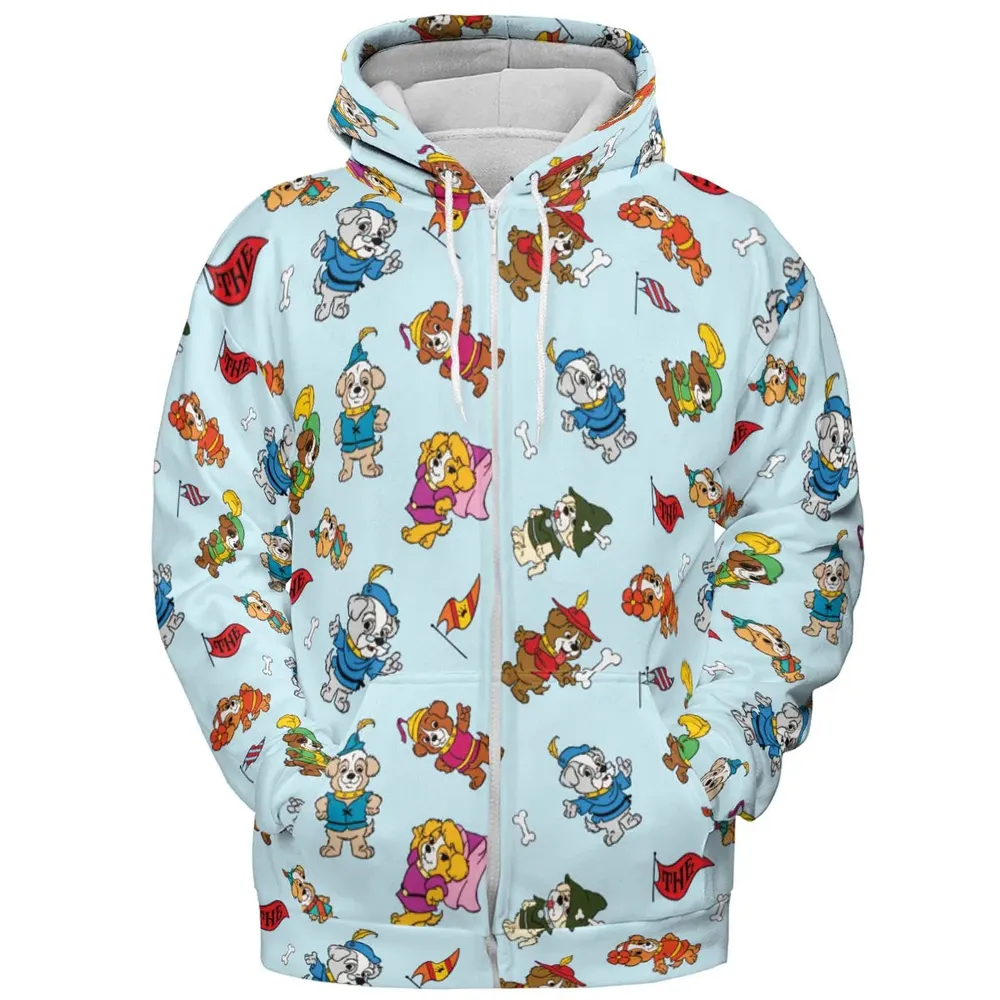 Pup Power The Biskitts All-over Print Hoodie - 3