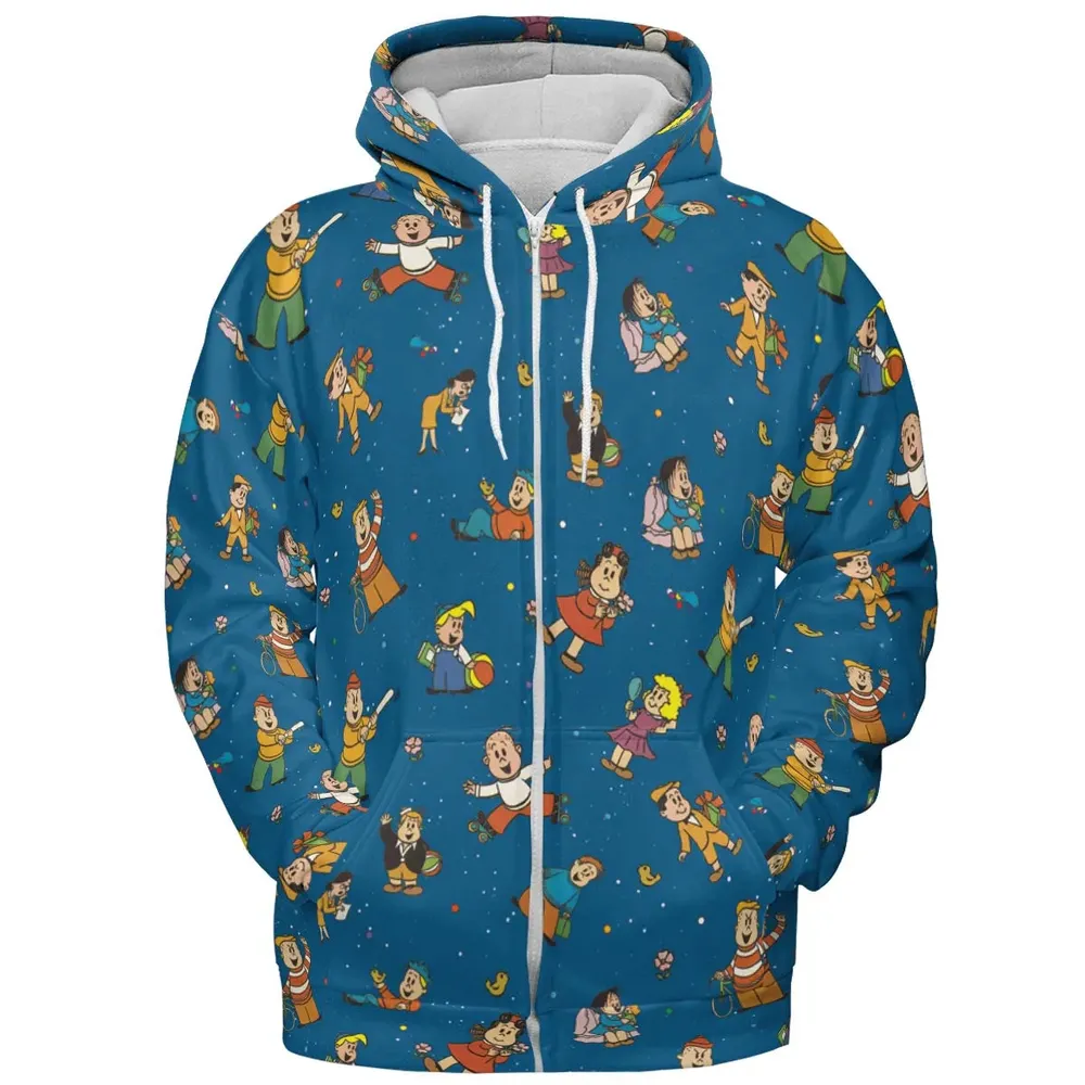 Cartoon Throwback The Little Lulu Show All-over Print Hoodie - 3