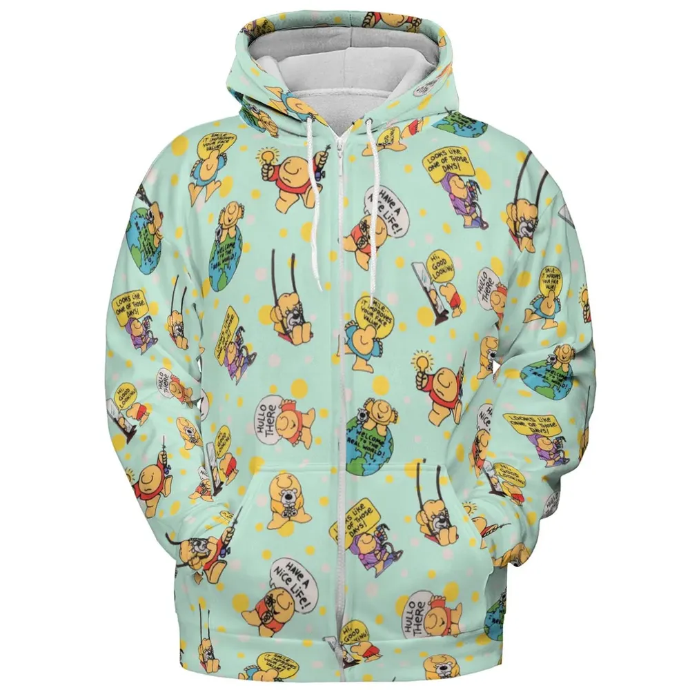 Hullo There Ziggy All-over Print Hoodie - 3