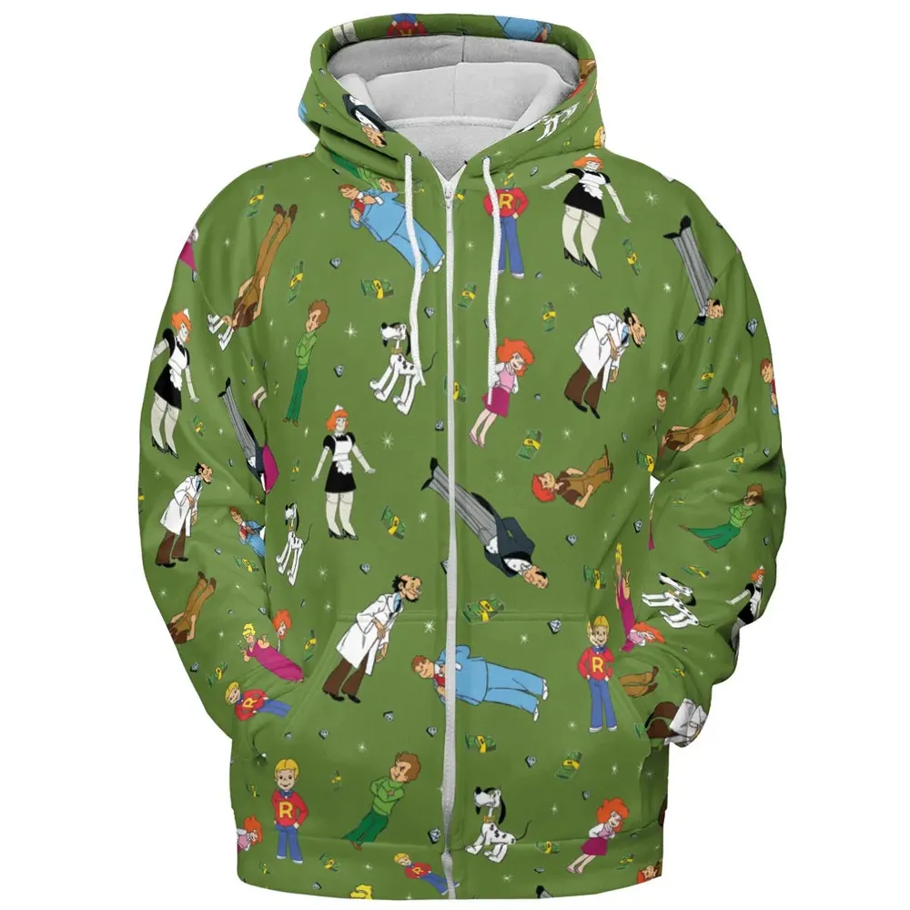 Money Comes To Me Easily Richie Rich All-over Print Hoodie - 3