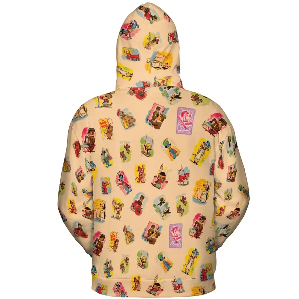 Huckleberry Hound Booby All-over Print Hoodie - 4