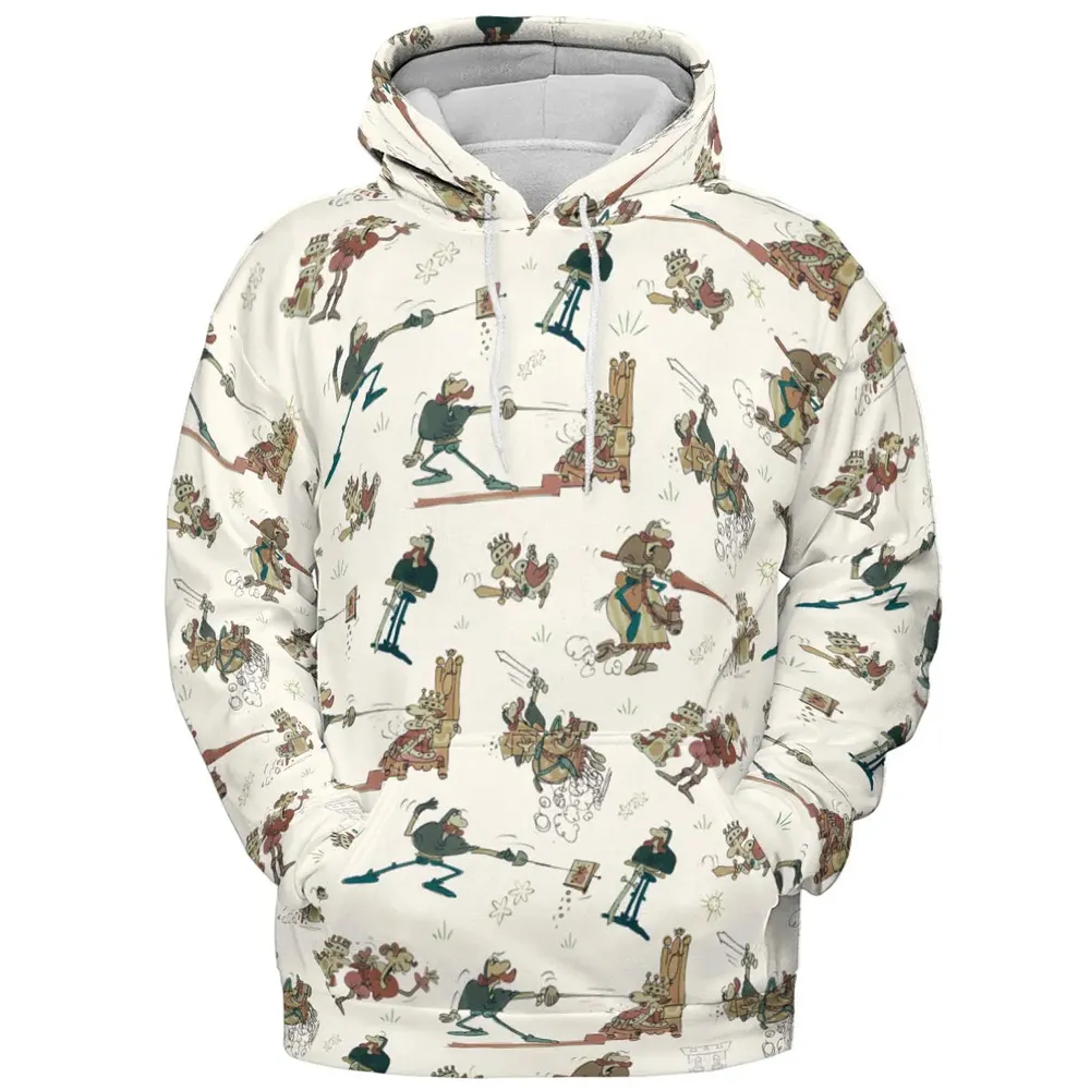 Cap'n Crunch And King Vitaman Character All-over Print Hoodie - 2