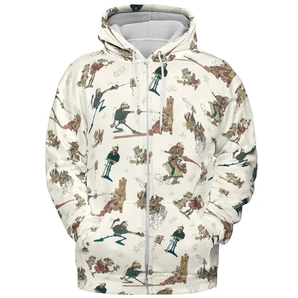 Cap'n Crunch And King Vitaman Character All-over Print Hoodie - 3