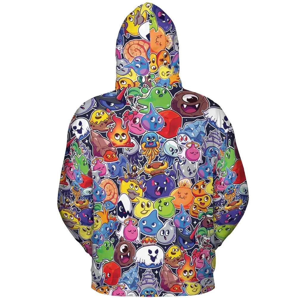 Slimes Dragon Quest All-over Print Hoodie - 4