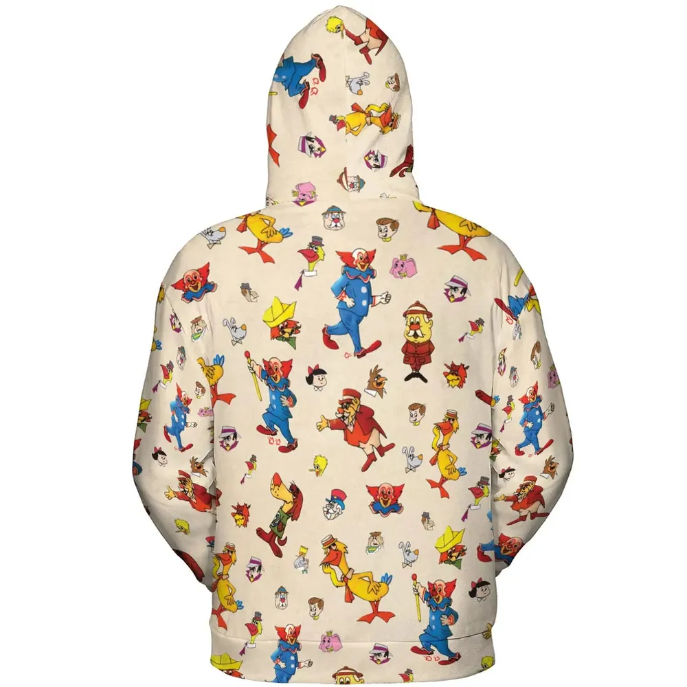 Bozo The Clown And Friends All-over Print Hoodie - 4
