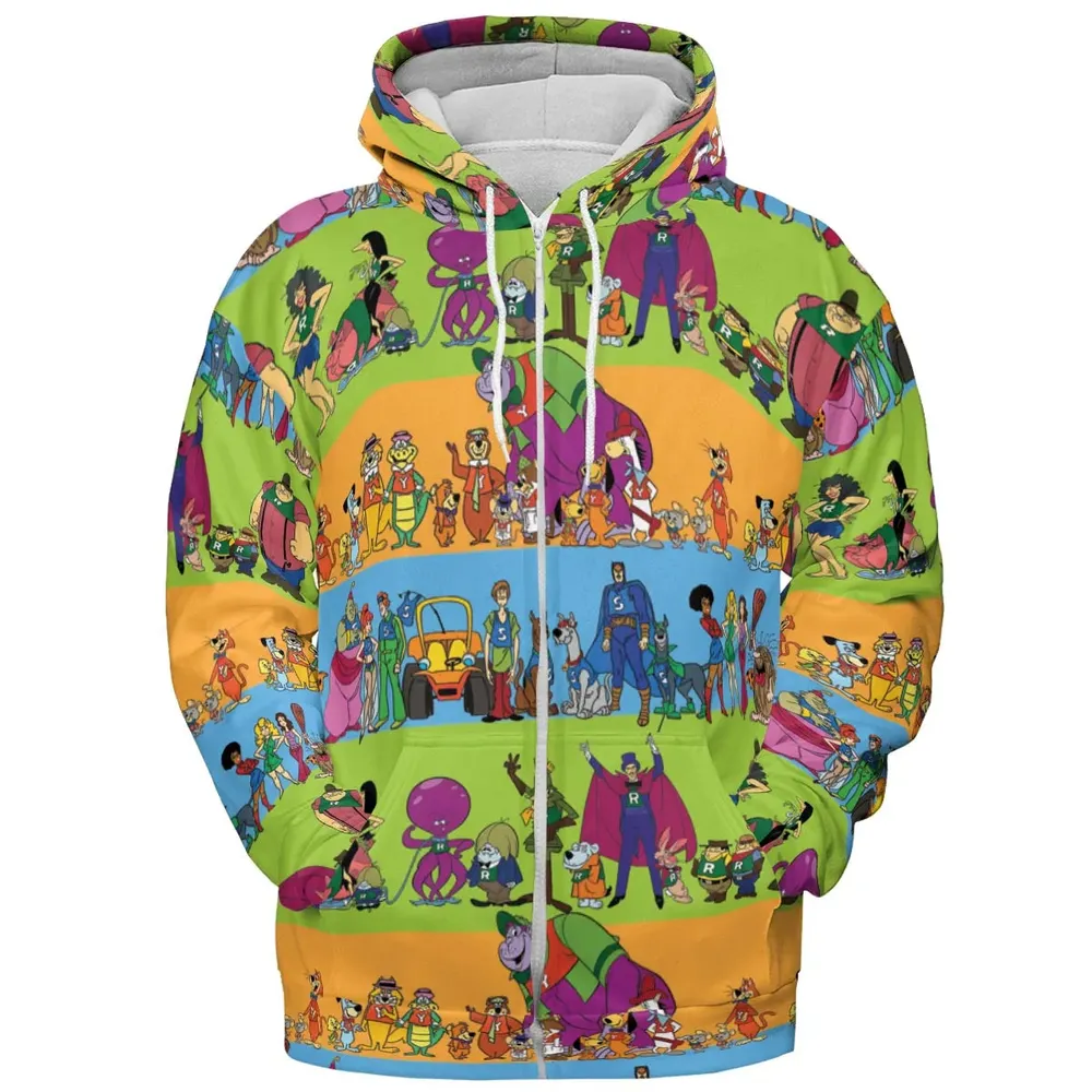 Yogi Yahooeys Scooby Doodies Really Rottens Laffalympics All-over Print Hoodie - 3
