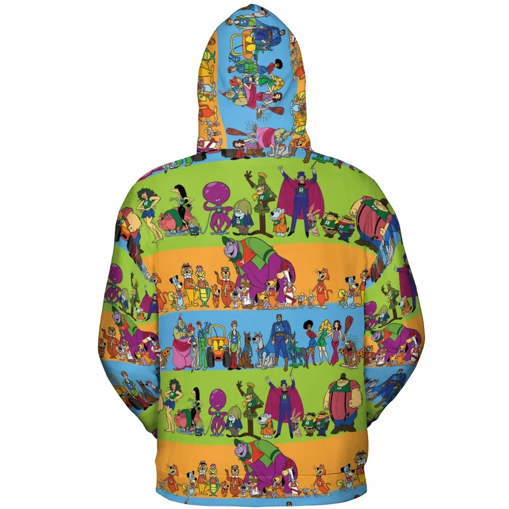Yogi Yahooeys Scooby Doodies Really Rottens Laffalympics All-over Print Hoodie - 4
