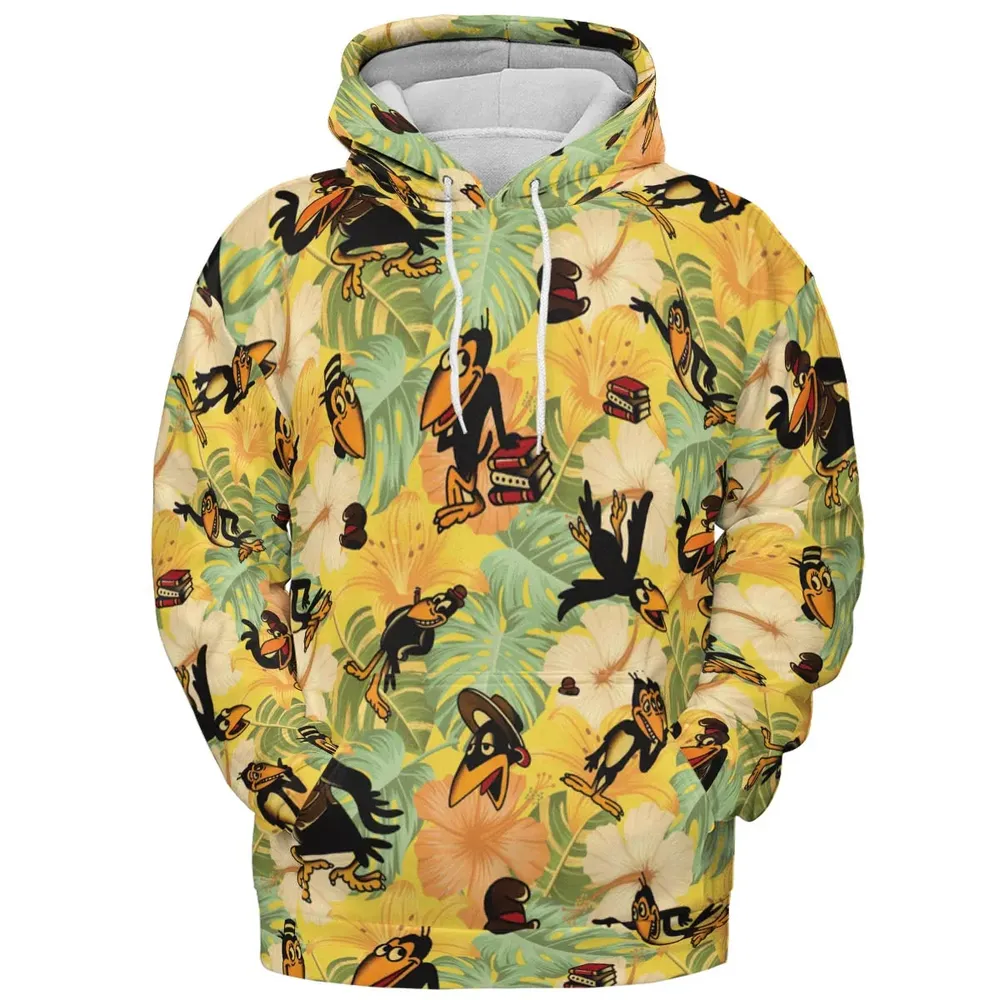 Bird Of A Feather Heckle And Jeckle All-over Print Hoodie - 2
