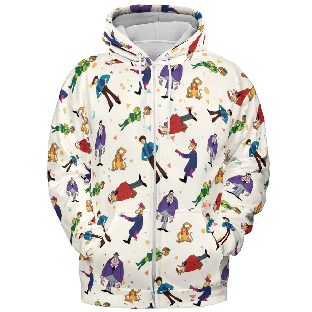 Around the World in 79 Days All-over Print Hoodie - 3