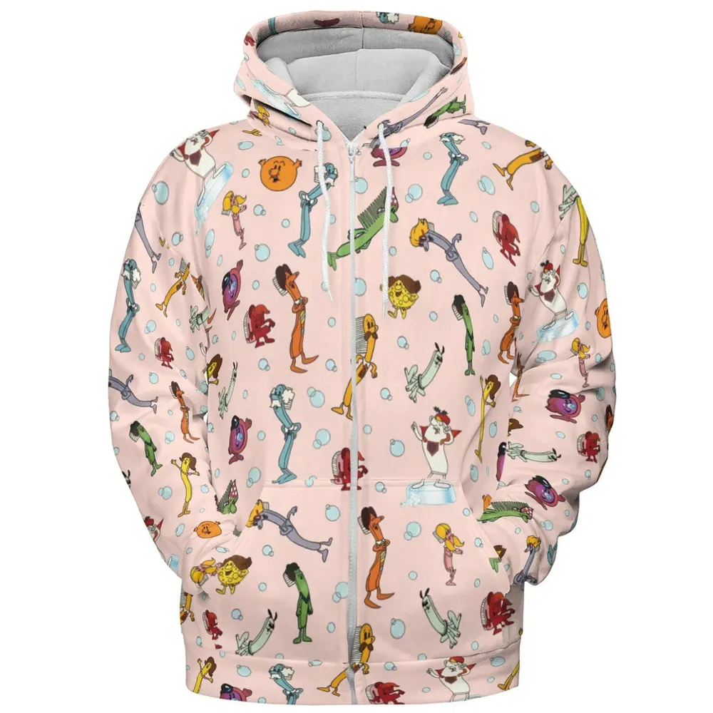 Brush Your Teeth Toothbrush Family All-over Print Hoodie - 3