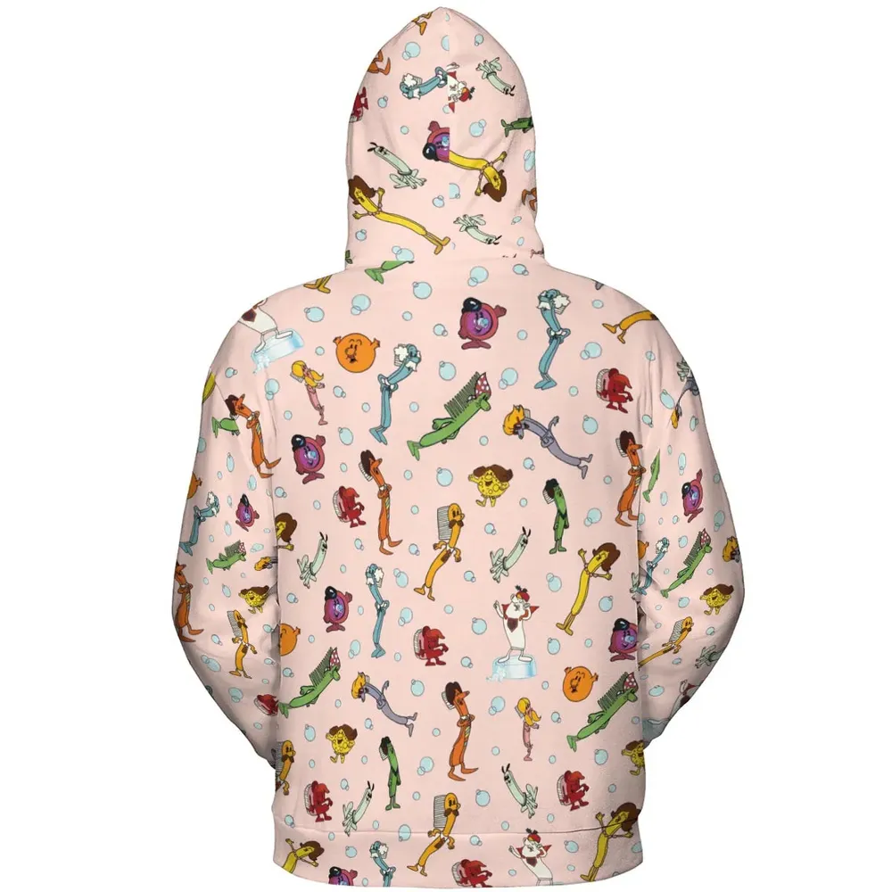 Brush Your Teeth Toothbrush Family All-over Print Hoodie - 4