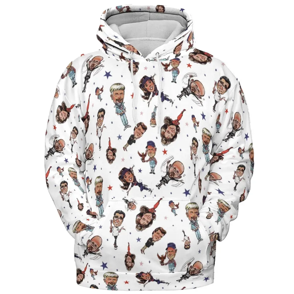 Red White Blaine Waiting For Guffman All-over Print Hoodie - 2