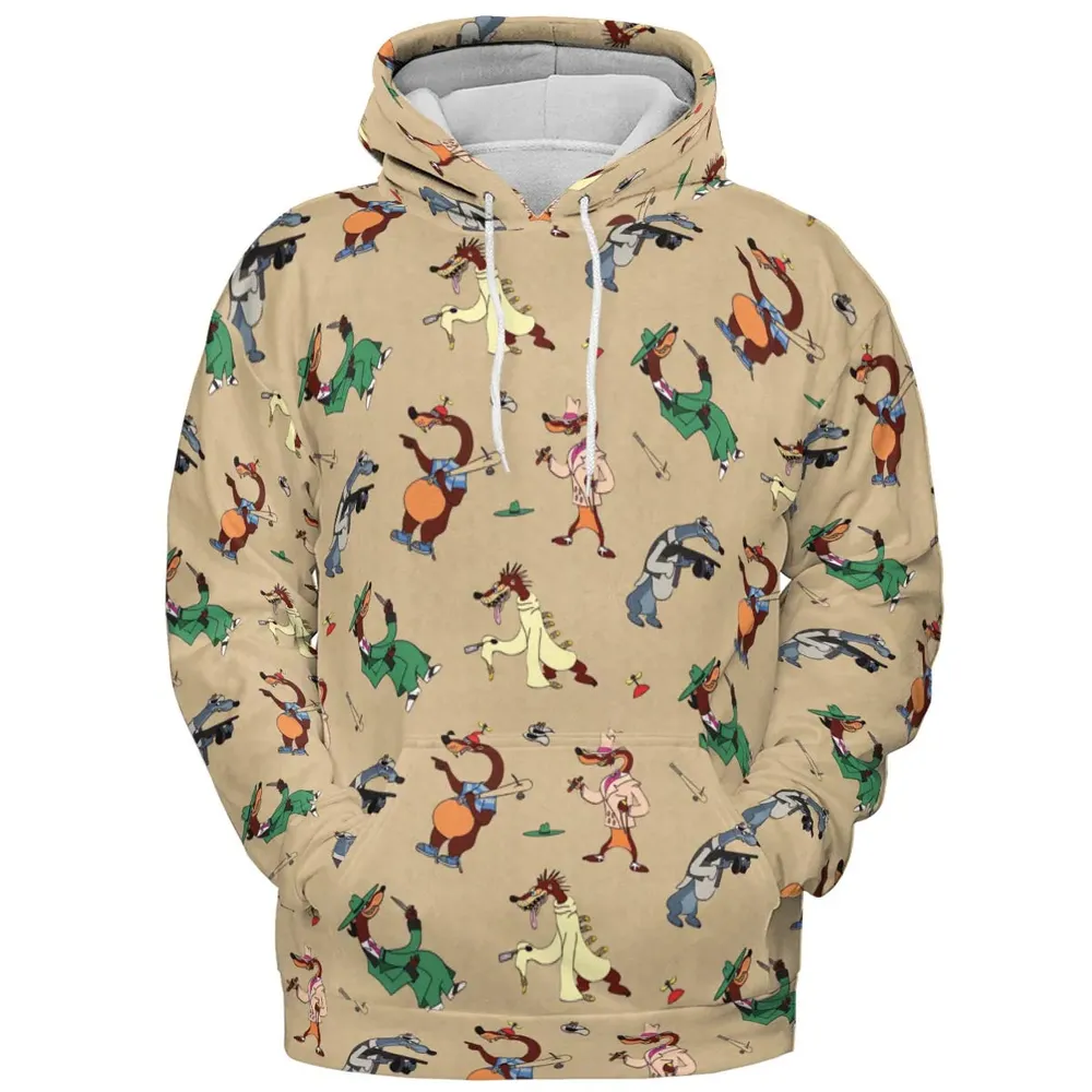 Toon Patrol Who Framed Roger Rabit All-over Print Hoodie - 2