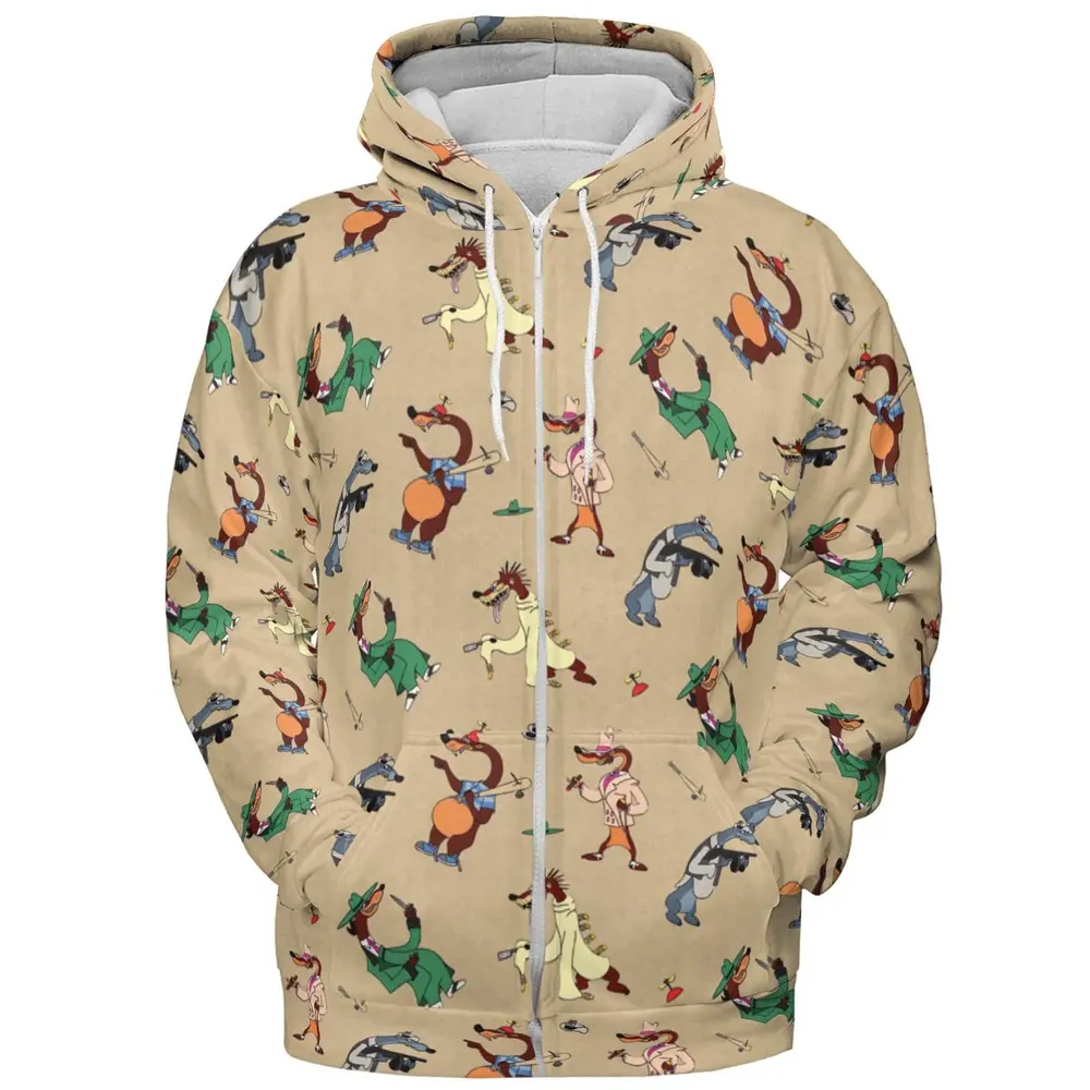Toon Patrol Who Framed Roger Rabit All-over Print Hoodie - 3