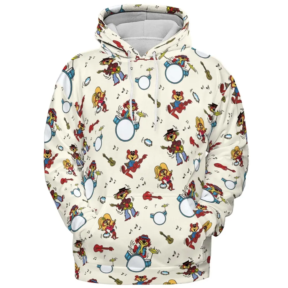 Cartoon band The Sugar Bears All-over Print Hoodie - 2
