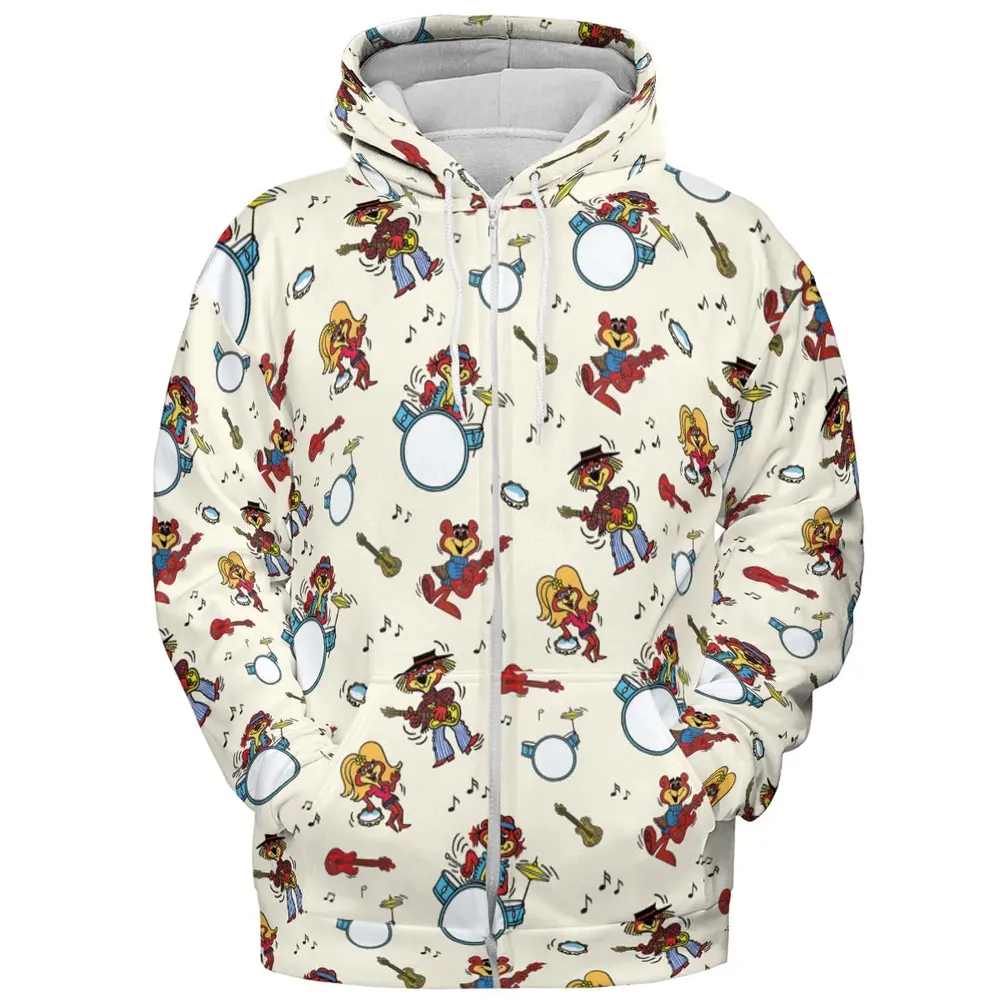 Cartoon band The Sugar Bears All-over Print Hoodie - 3