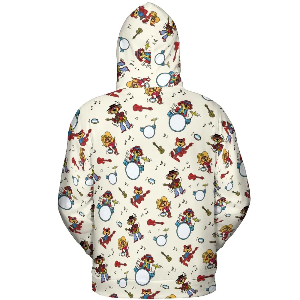Cartoon band The Sugar Bears All-over Print Hoodie - 4