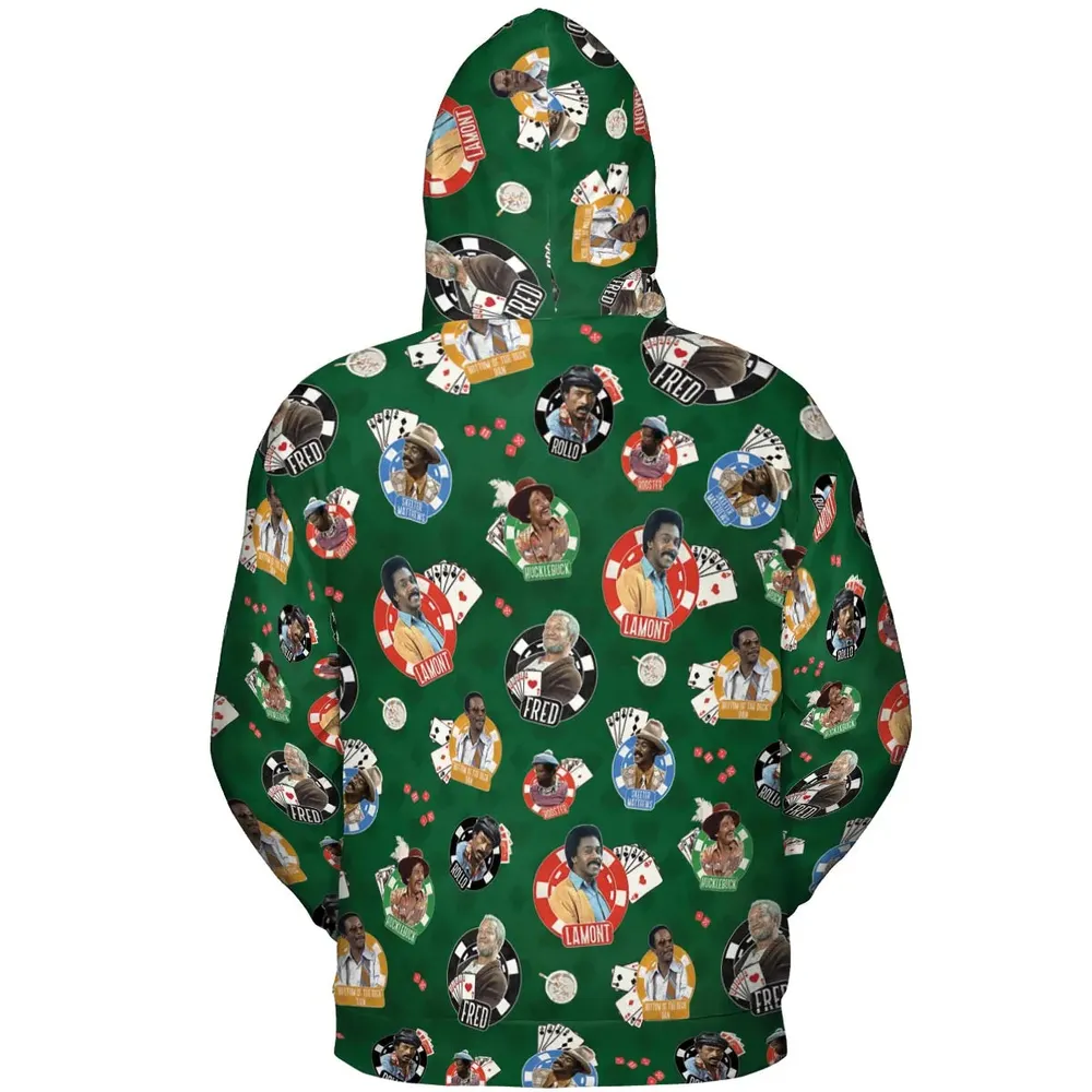 The Card Sharps Sanford and Son All-over Print Hoodie - 4