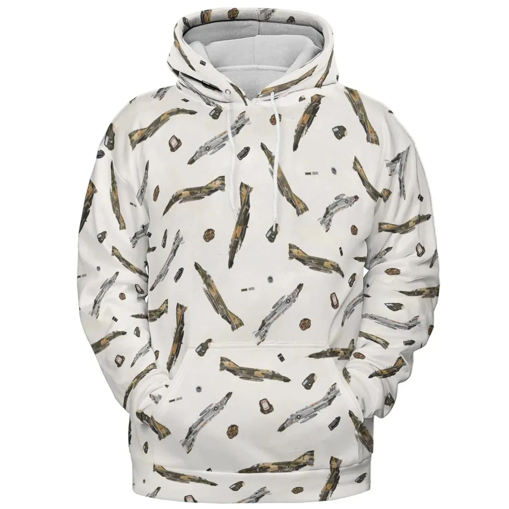 Tiger Lead All-over Print Hoodie - 2