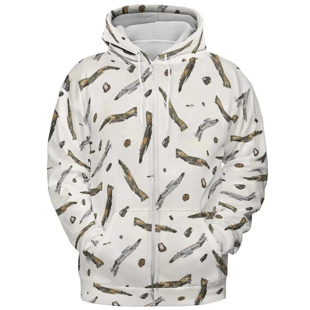 Tiger Lead All-over Print Hoodie - 3
